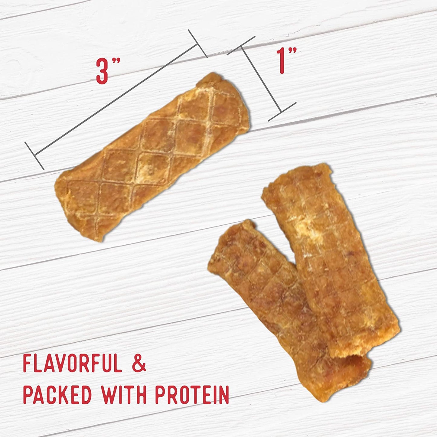 Dogs Love Chicken Jerky Dog Treats, Premium Two-Ingredient Dog Jerky with Usa-Raised Chicken, 3-Pound Bag