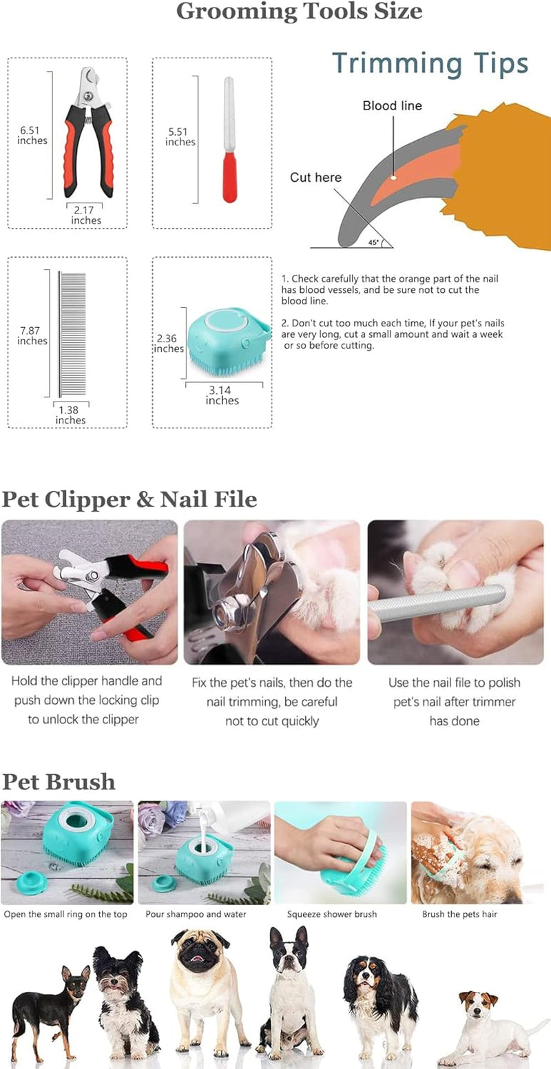 Pet Grooming Hammock, Durable Dog Hammock for Grooming, Dog Grooming Helper Cat/Dog/Pet Grooming Hammock (M(Legs Spacing: 5.9""-14.2"" / Max W: 65LB))