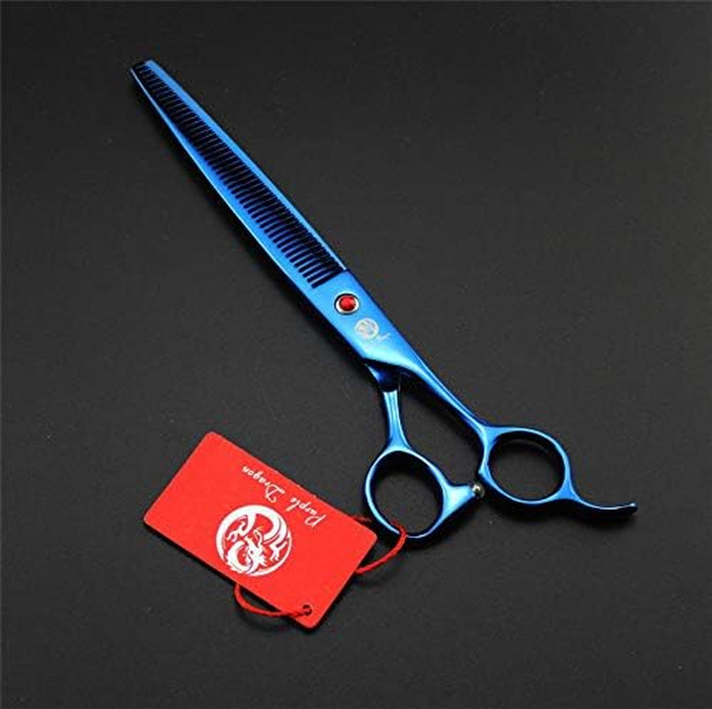 8 Inch Professional Pet Grooming Scissors Sets Dog Grooming Shear 1 Pc STRAIHT & 1 Pcthinning & 2 Pcs Curved Scissors